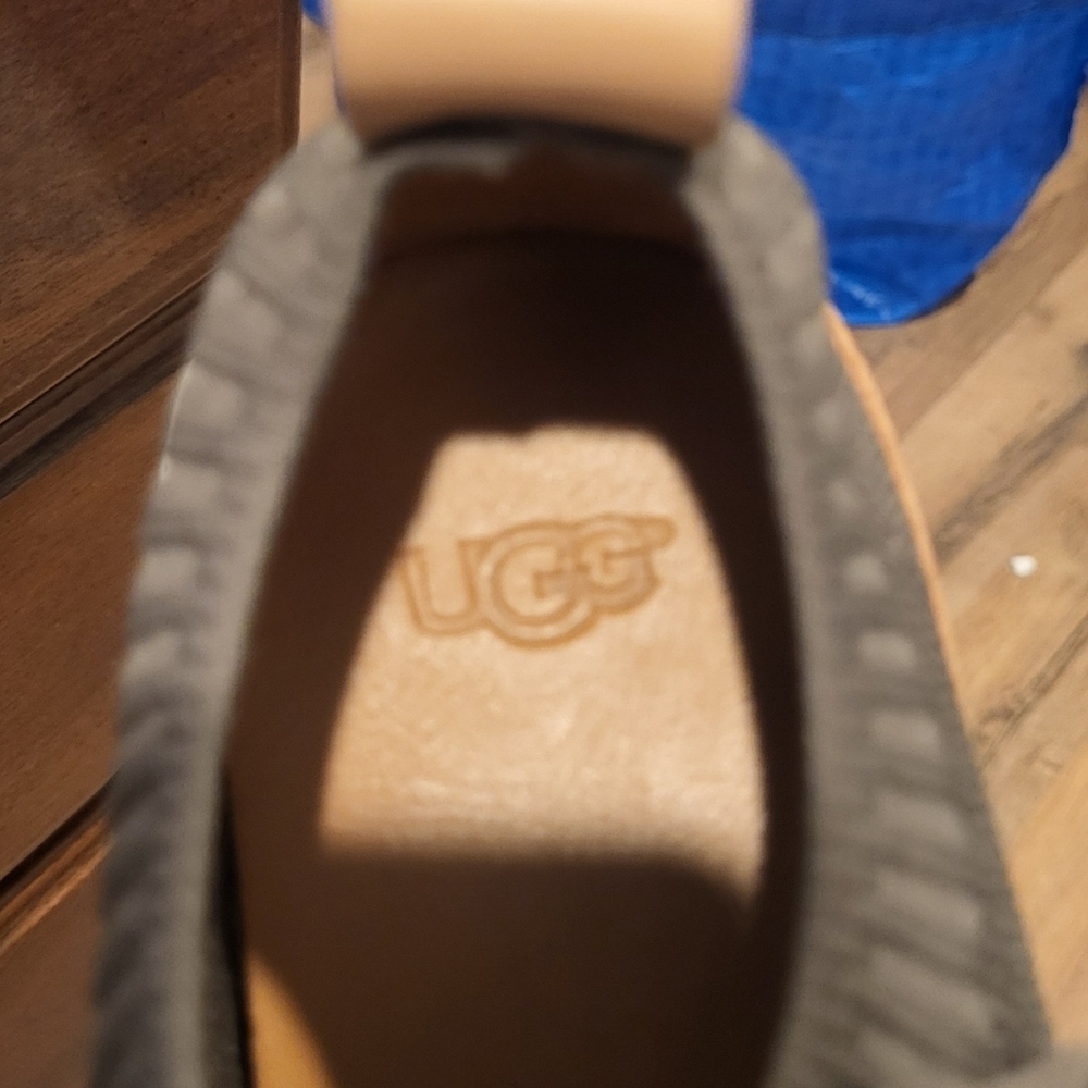 UGG Women's Sidney Sneaker USA OLIVE GREEN Knit Mesh Size 7.5 - Picture 5 of 10